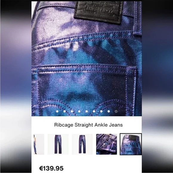 Levi’s iridescent purple pants - Picture 7 of 10